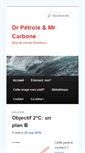 Mobile Screenshot of dr-petrole-mr-carbone.com
